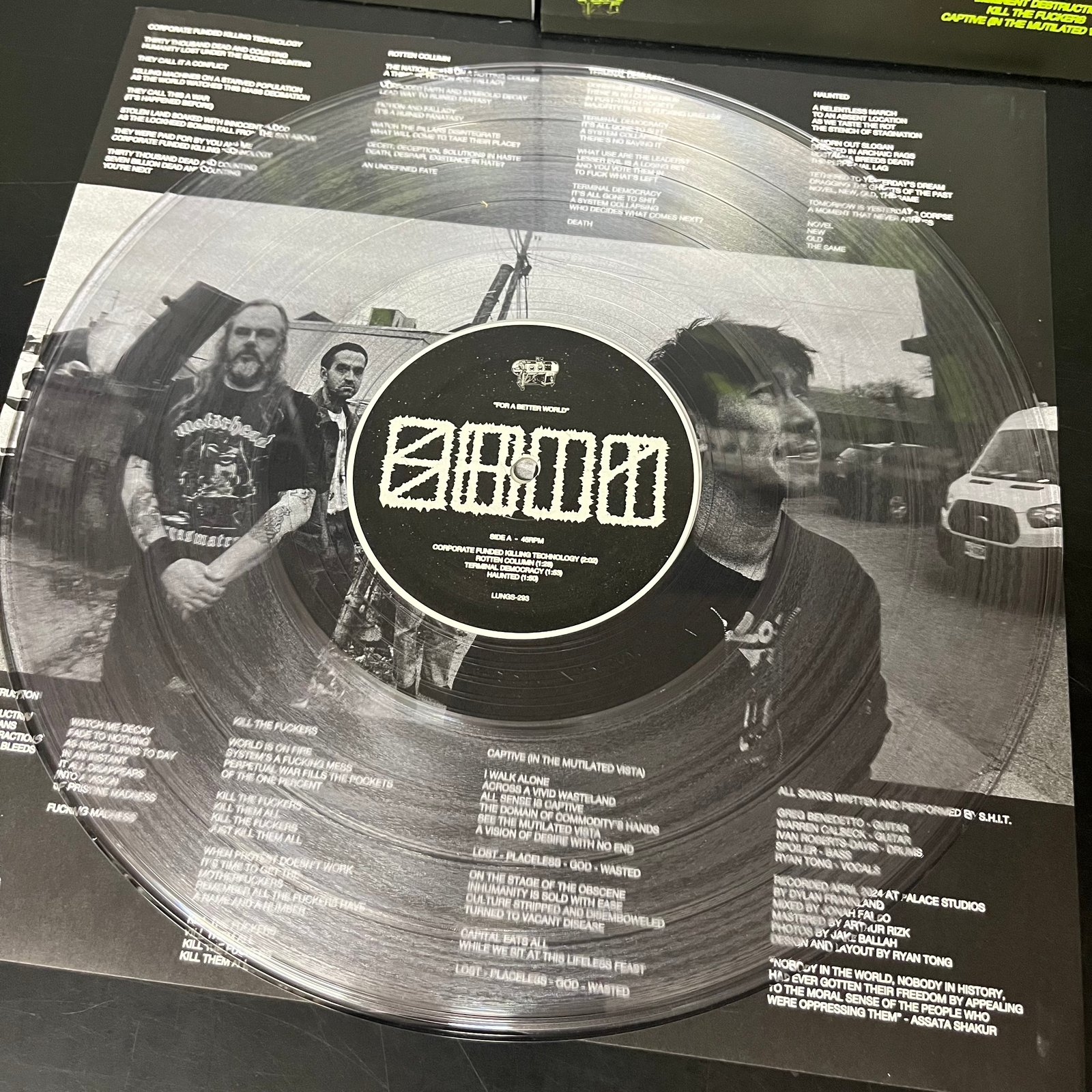 S.H.I.T. - For A Better World LP | IRON LUNG RECORDS